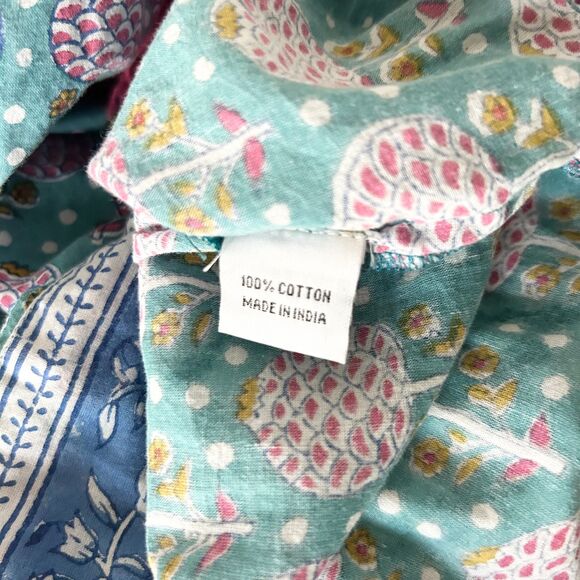 SZ Blockprints for J.Crew Leyla Mini Dress Tassels 100% Cotton Size Medium - Picture 5 of 5